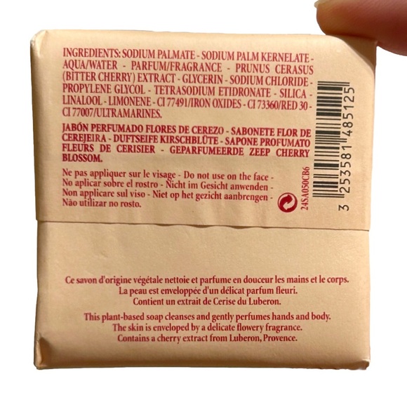 L’Occitane en Provence Fleurs de Cerisier Cherry Blossom Perfumed Soap Bar 50g - Picture 9 of 10